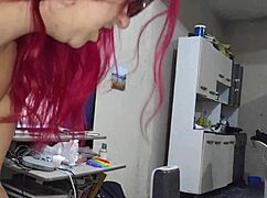 hey dude your hot aunt spots you jerking that latina cock and drains it dry multiple times