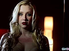 boss lady dominates petite teen making her lick pussy facesitting