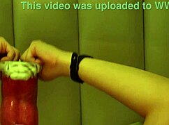 giant wolf's rough tongue invades college boy's deep mouth