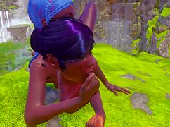 How do romantic black lesbians fist and squirt at world's end?!