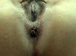 Does this horny french milf's hairy pussy and asshole tempt you up close?