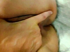 greedy housewife stuffs her wet pussy and ass while slurping huge cock 😈🍆💦