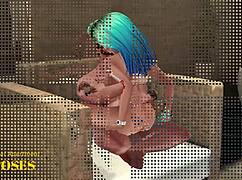 wanna join this black slut for anal in imvu apartment room?