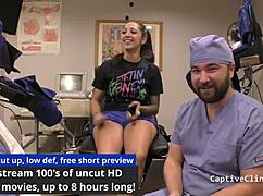 stefania mafra nurse humiliates patient backstage in latex gloves