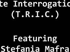 stefania mafra nurse humiliates patient backstage in latex gloves