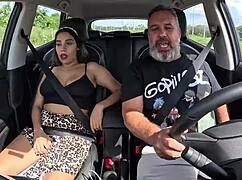 larissa cortez leaks anal creampie after condom bursts car ride 🚗💦🍑