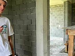 wanna see two russians pounding cute slut's mouth and pussy in abandoned house??