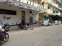 A tourist discovers the lively Soi LK Metro scene in Pattaya Thailand full of shops and energy.