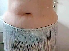 check out this bbw shaking her massive belly and ass