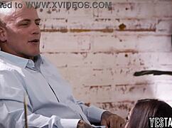 I get so horny watching dad rail milf secretary in front of stepson