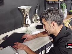 vovo pays rent with big cock doggy, milf milks cum from brazilian slut