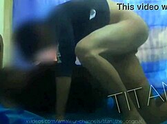 Mexican big cocked woman taking it in the ass