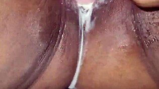 And two busty lesbians get down with sex toys and cream on camera
