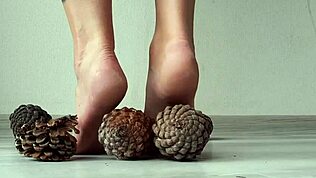 Nika in a foot fetish video mistress feet and toes