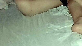 Shaved pussy amateur has a wild threesome with a gay couple