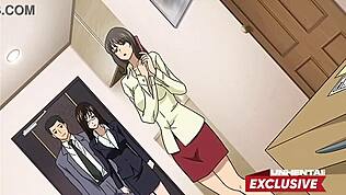 Taboo father teasing his stepdaughter groping animation - Uncensored and explicit