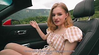 I seduced my stepsister in the woods and made her give me oral sex
