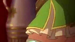 Erotic anime video: Fuck three slender girls having small tits and ahegeo